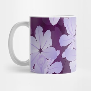 Hyacinth flower pattern Mug